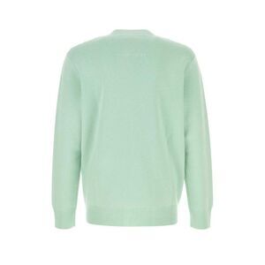 GIVENCHY Men's Ribbed Knit Sweater Men GREEN Sweaters & Cardigans